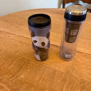 Vintage Early 2000's Starbucks San Diego Zoo Panda Tumbler